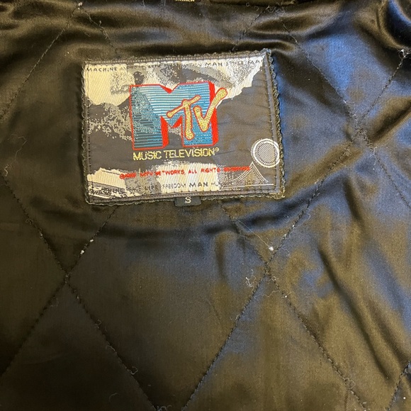Vintage MTV Yo MTV Raps! Men's Black Leather Jacket (1992), Excellent Condition! - Picture 3 of 5